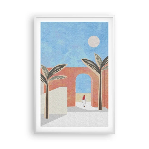 Plagát v bielom ráme - Arabský deň - 61x91 cm