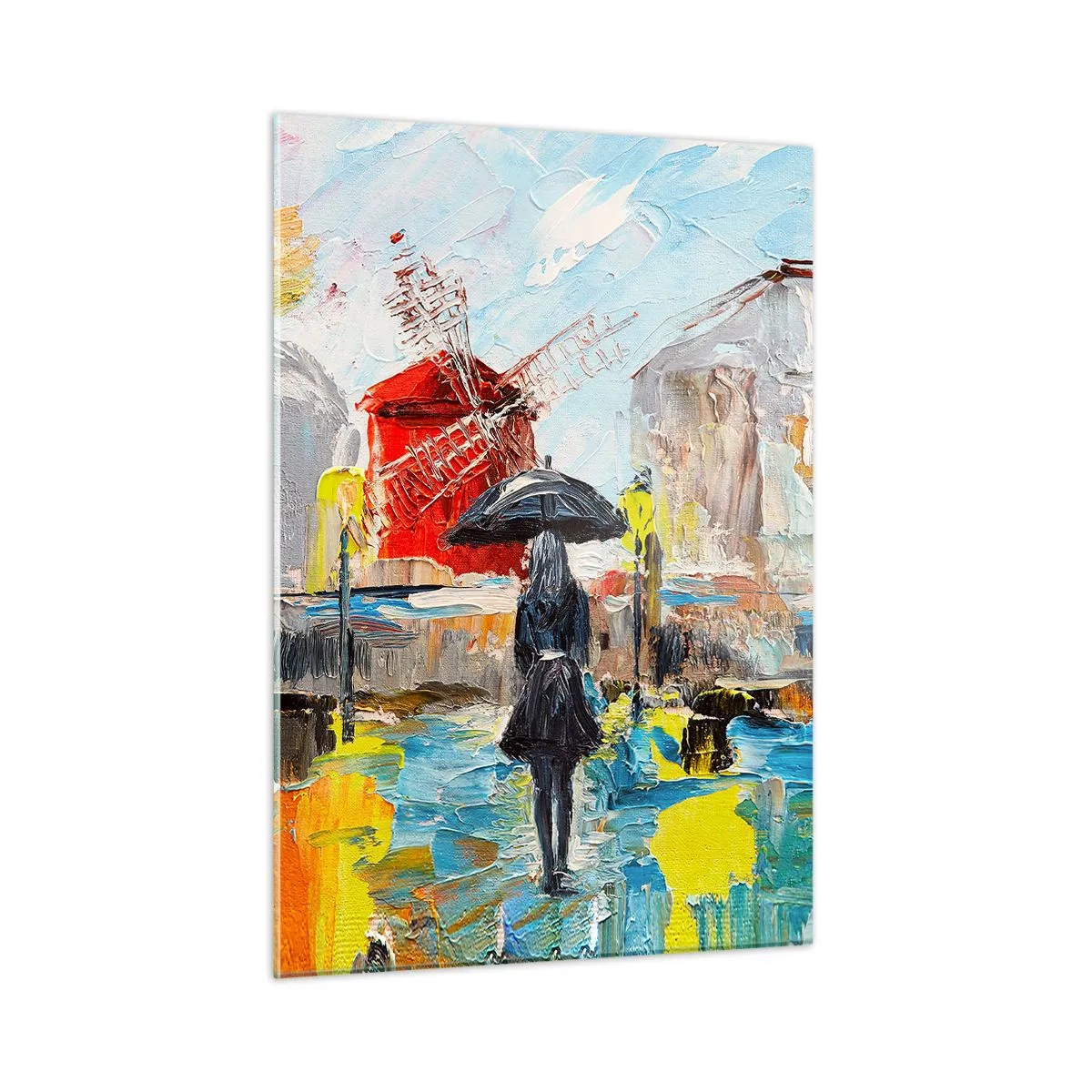 Obraz na skle - Parížske legendy - 50x70 cm