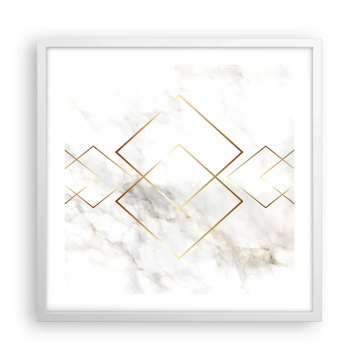 Plagát v bielom ráme - Pohľad na nekonečno - 50x50 cm