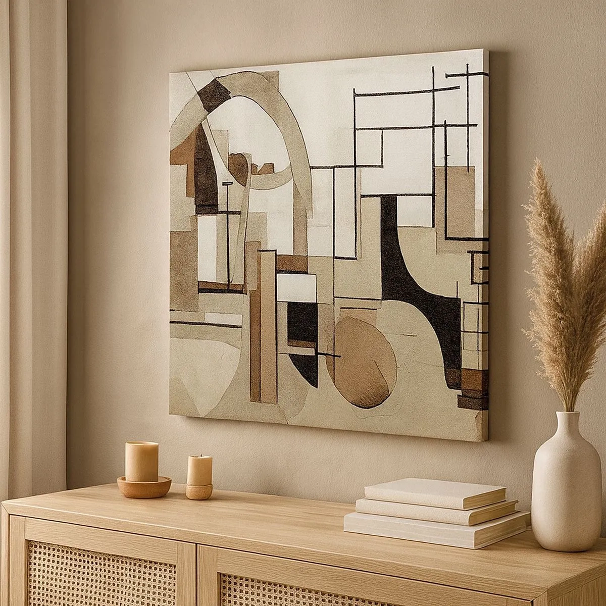 Obraz na plátne - Mestská krajina 2.0 - 30x30 cm