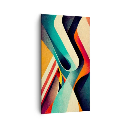 Obraz na plátne - Intenzívna kompozícia - 55x100 cm
