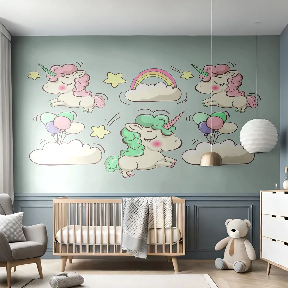 Fototapeta Premium Canvas - Určite existujú… - Pre deti, Jednorožec, Rozprávka - 250x175 cm