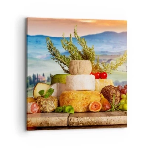 Obraz na plátne - Talianska radosť zo života - 70x70 cm