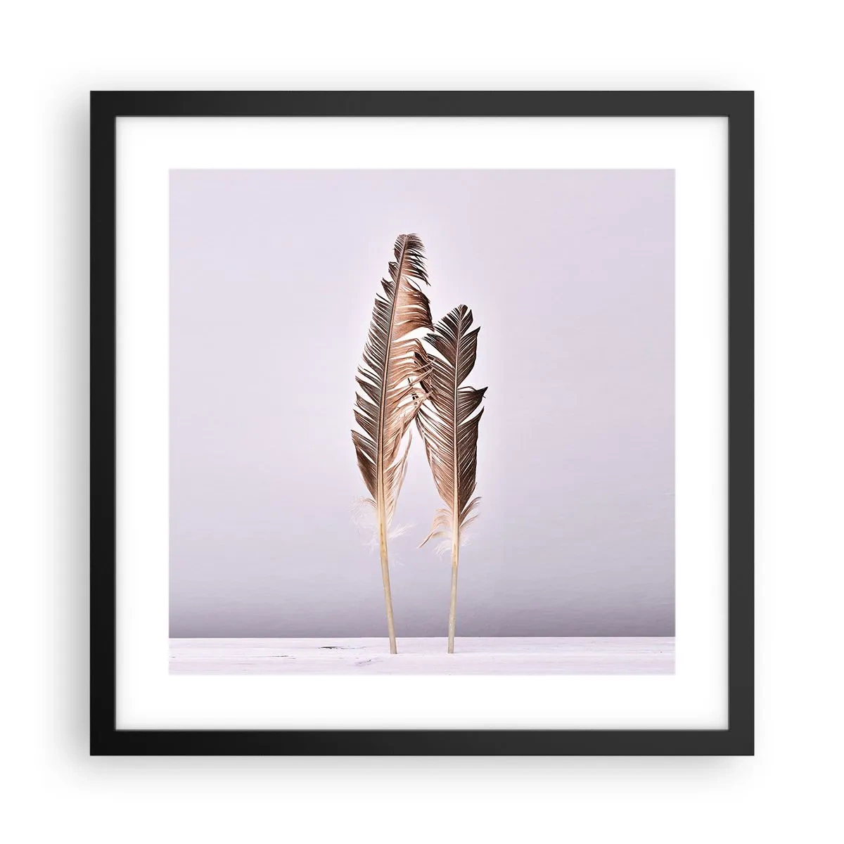 Plagát v čiernom ráme - Proti ničote - 40x40 cm