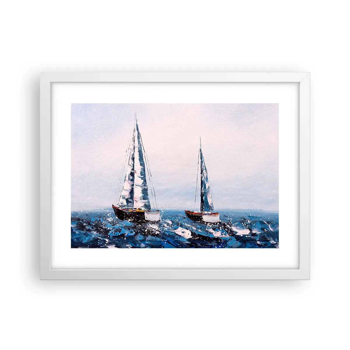 Plagát v bielom ráme - Bratstvo vetra - 40x30 cm