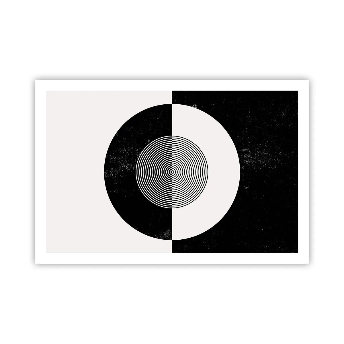 Plagát - Harmónia v čiernej a bielej - 91x61 cm