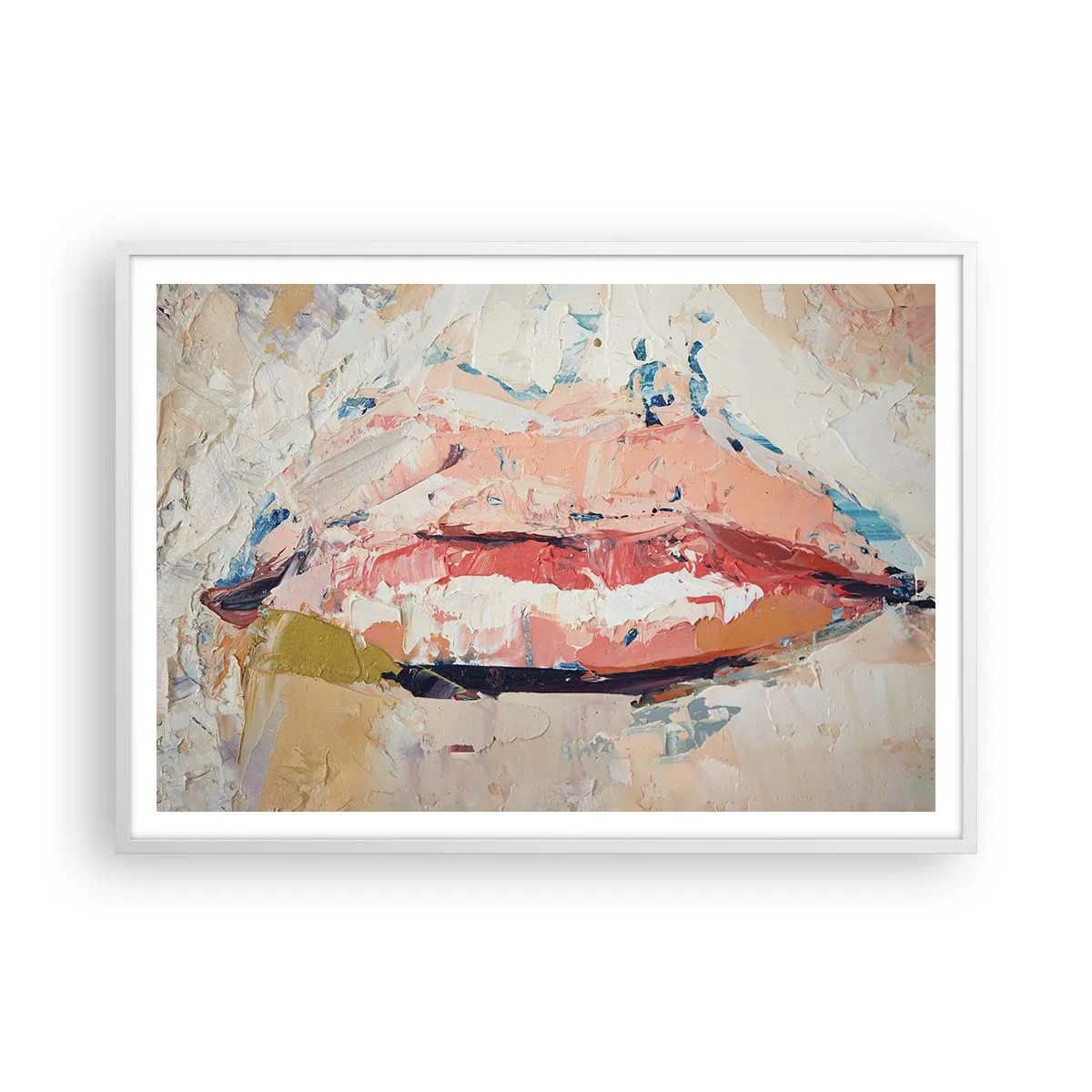 Plagát v bielom ráme - Prebúdza zmysly - 100x70 cm