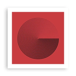 Plagát - Kruhový pohyb - 50x50 cm