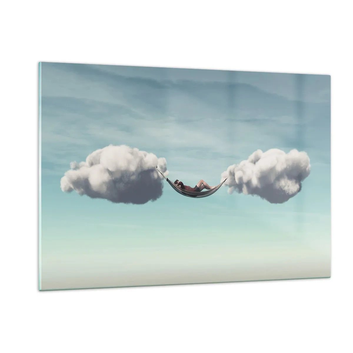 Obraz na skle - Blaženosť okamihu - 120x80 cm
