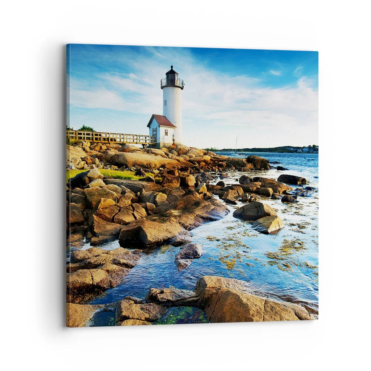 Obraz na plátne - Vráťte sa šťastne, čakám - 70x70 cm