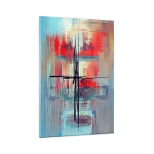 Obraz na skle - Krajina v neznámej dimenzii - 80x120 cm