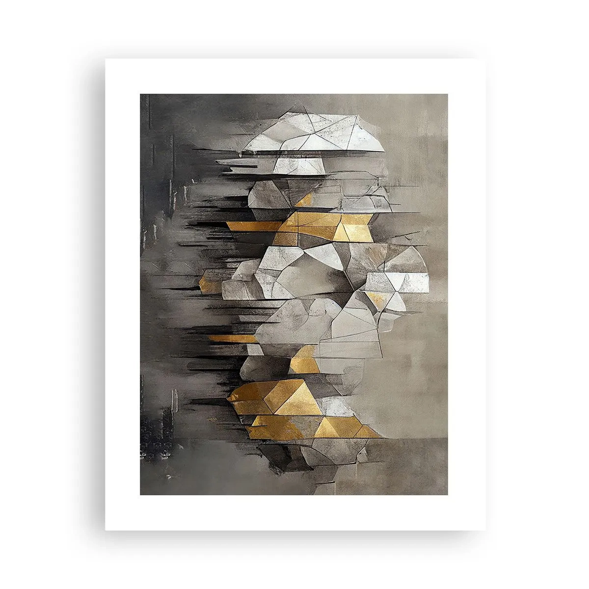 Plagát - Kompozícia z ľadu a svetla - 40x50 cm