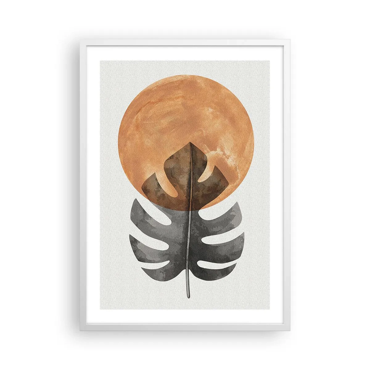 Plagát v bielom ráme - Vždy slnko - 50x70 cm