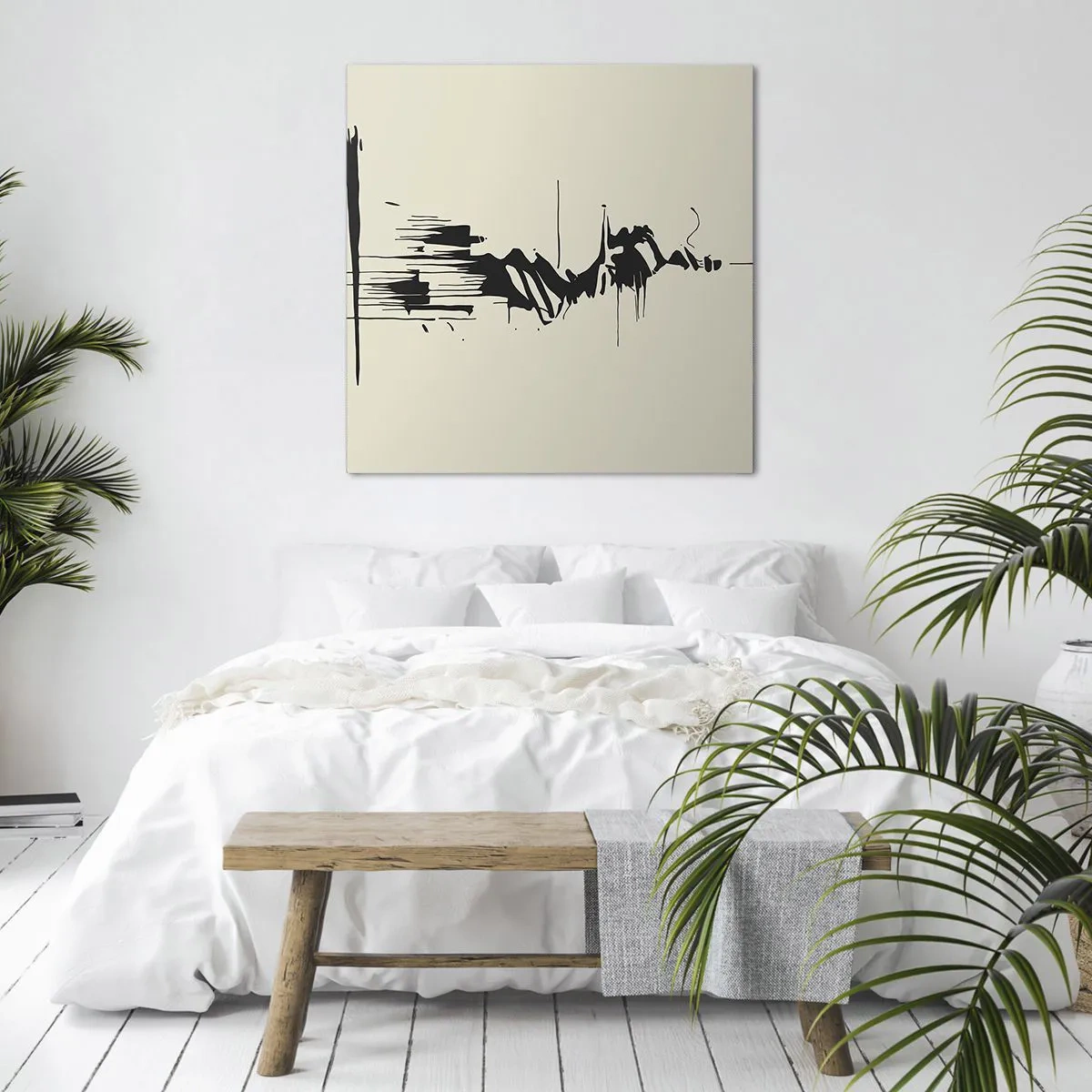 Obraz na plátne - Rýchla abstrakcia - 40x40 cm