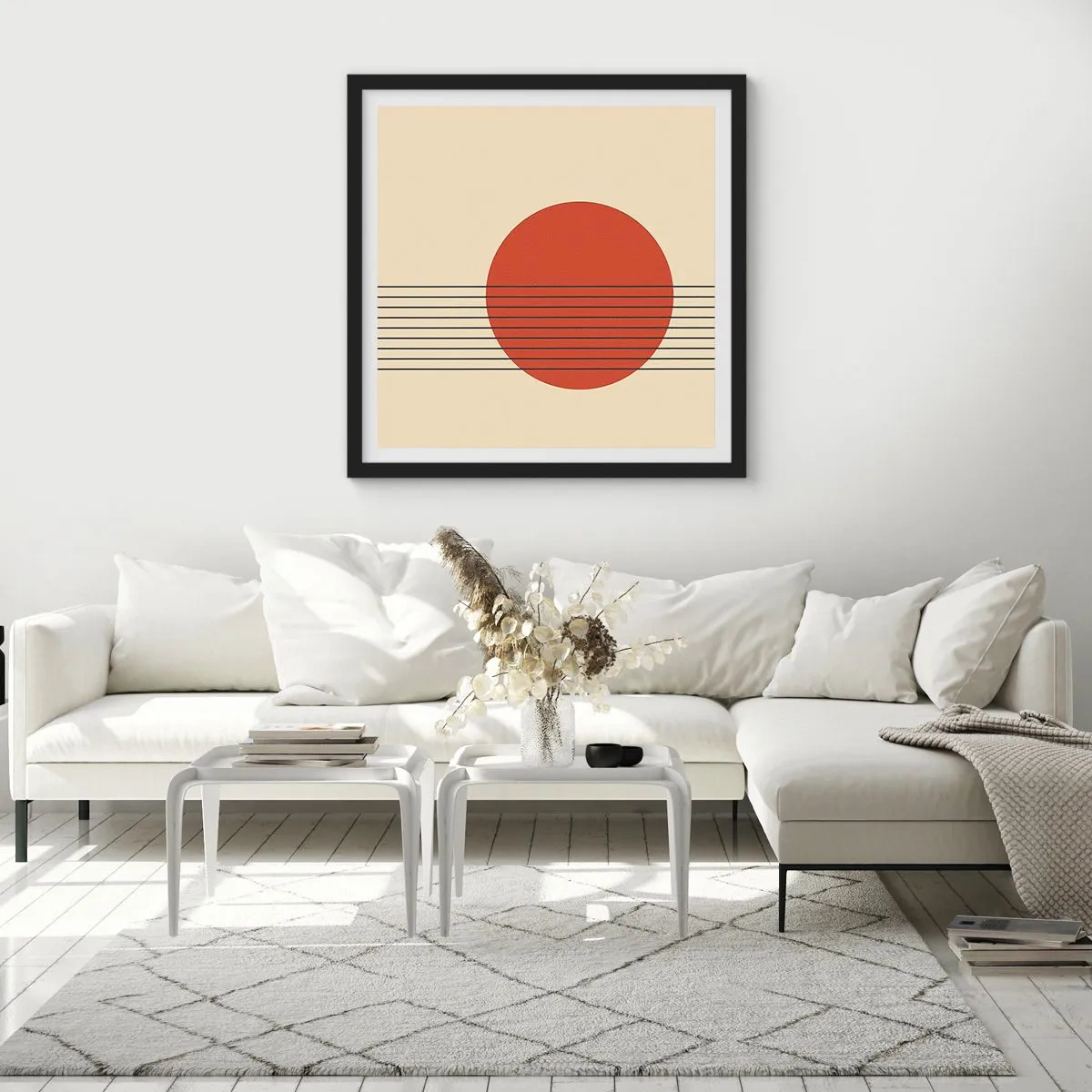 Plagát v čiernom ráme - Stále dookola - 50x50 cm