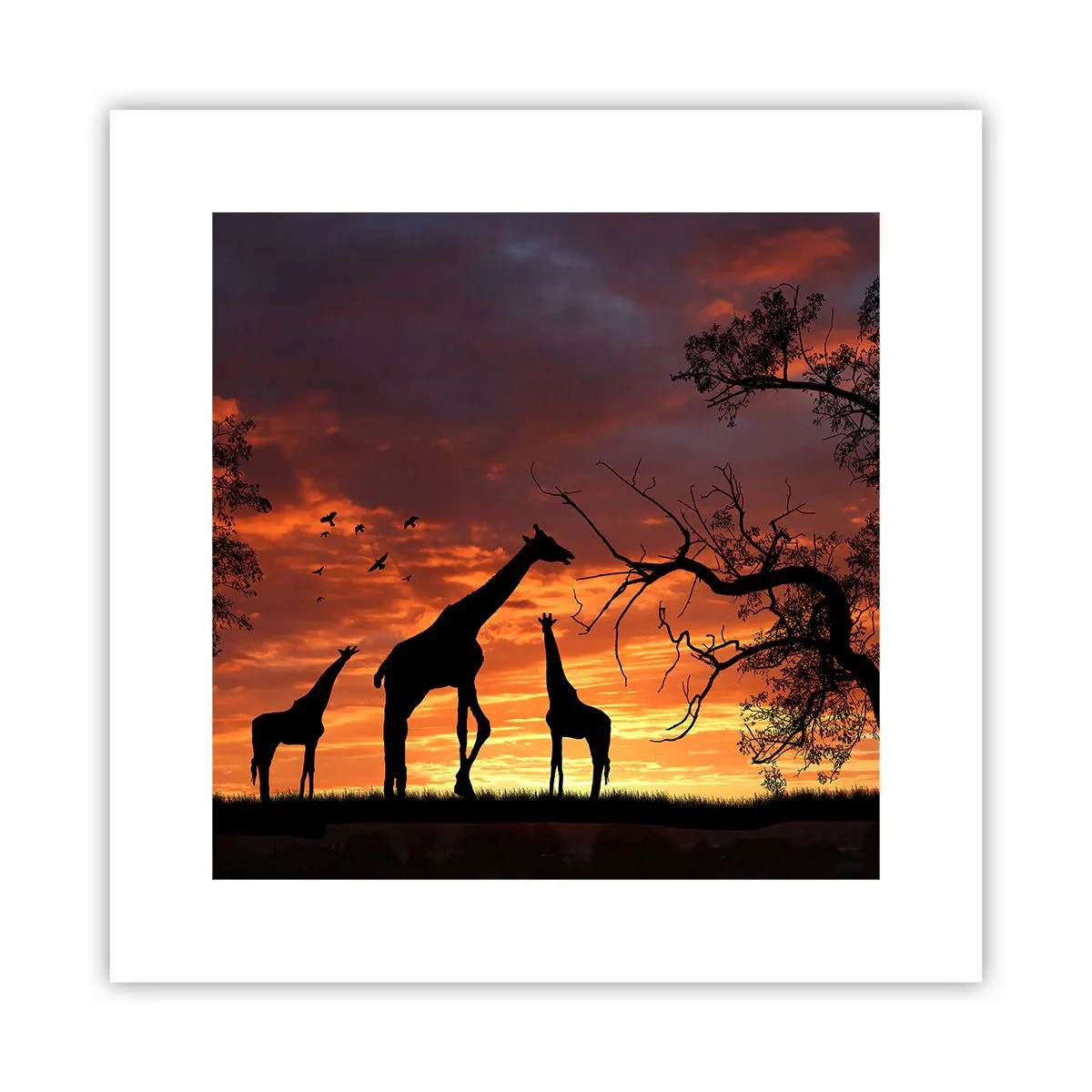 Plagát - Malá večera v kruhu najbližších - 30x30 cm