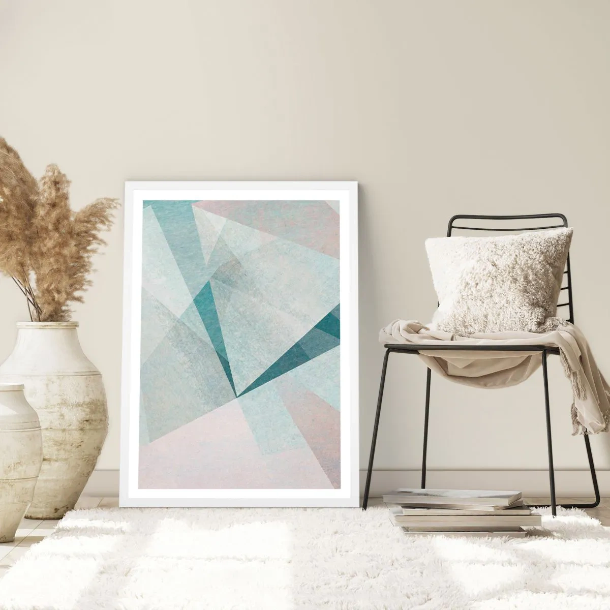 Plagát v bielom ráme - V kľude, ale dynamicky - 70x100 cm