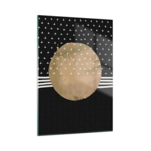 Obraz na skle - Kompozícia: vlajka galaxie - 50x70 cm