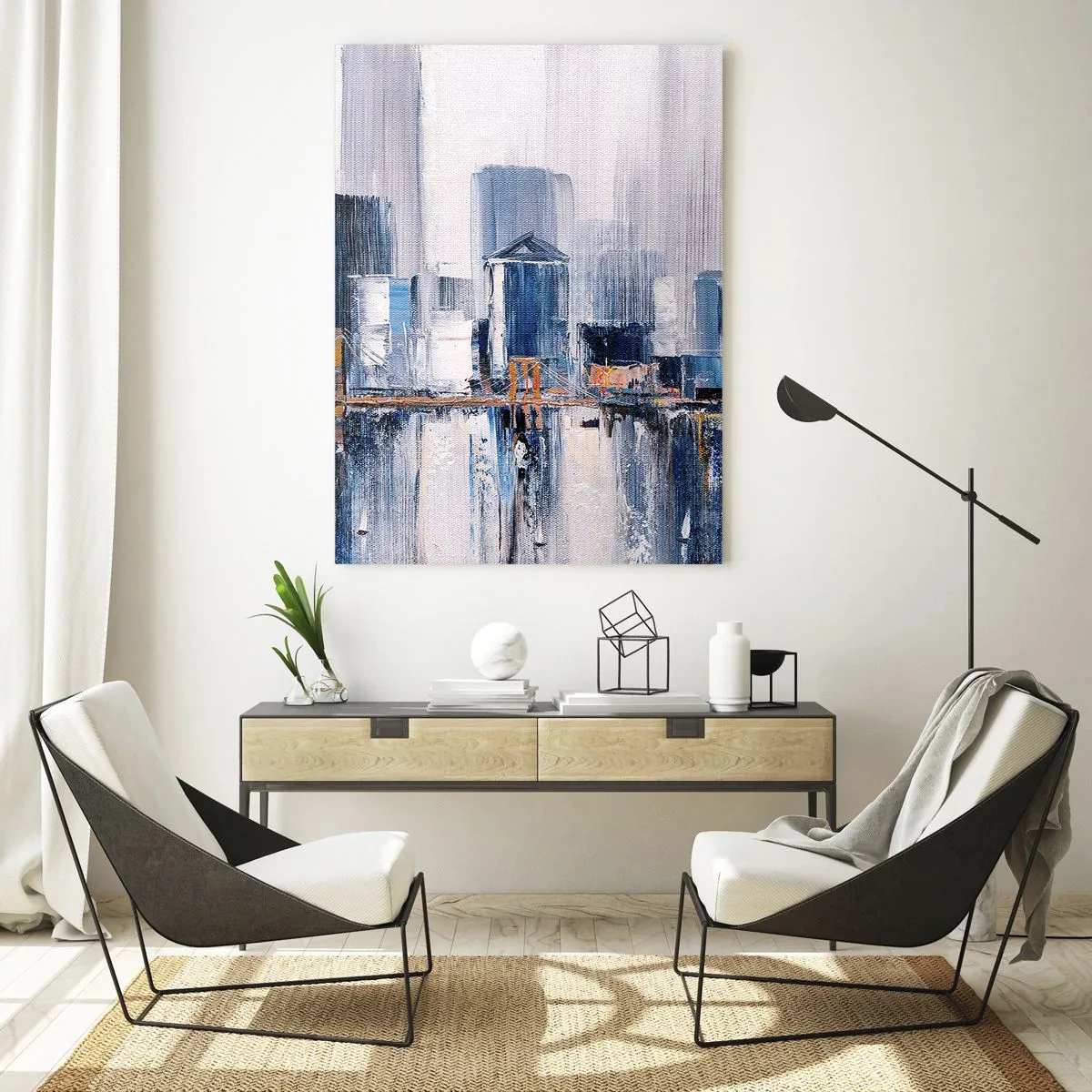 Obraz na skle - Newyorská impresia - 50x70 cm