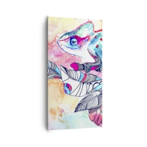 Obraz na plátne - Farebný ako náš svet - 65x120 cm