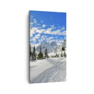 Obraz na plátne - V snehu a na slnku - 45x80 cm