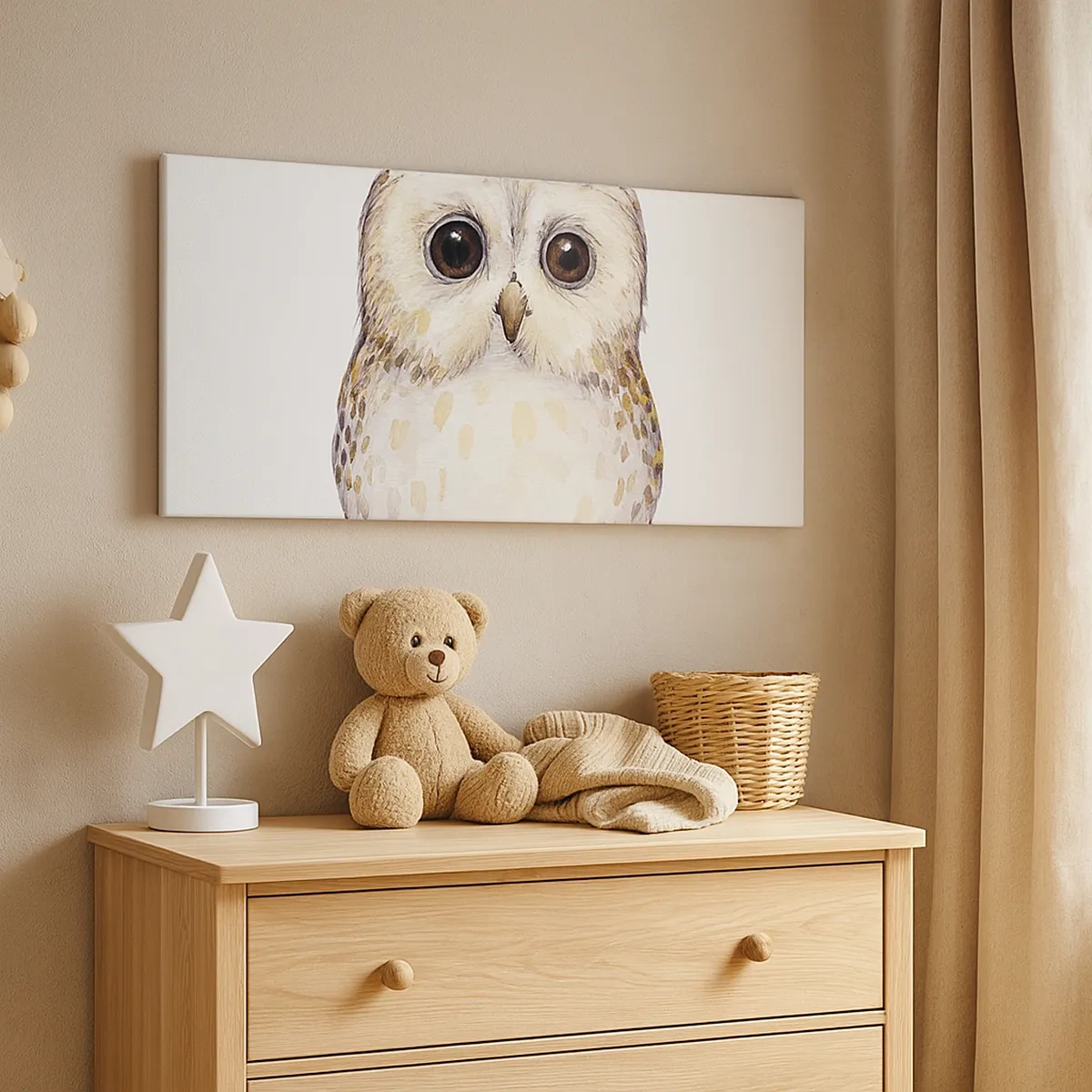 Obraz na plátne - Pozri sa mi do očí - 30x30 cm