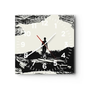 Nástenné hodiny - Nový pohľad - 30x30 cm