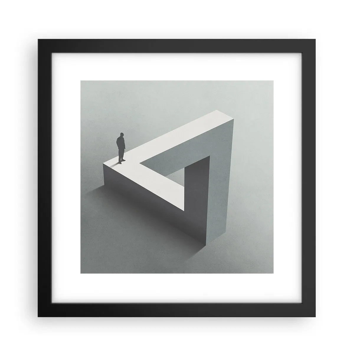 Plagát v čiernom ráme - A predsa je to možné - 30x30 cm