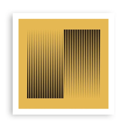 Plagát - Štvorec protikladov - 60x60 cm