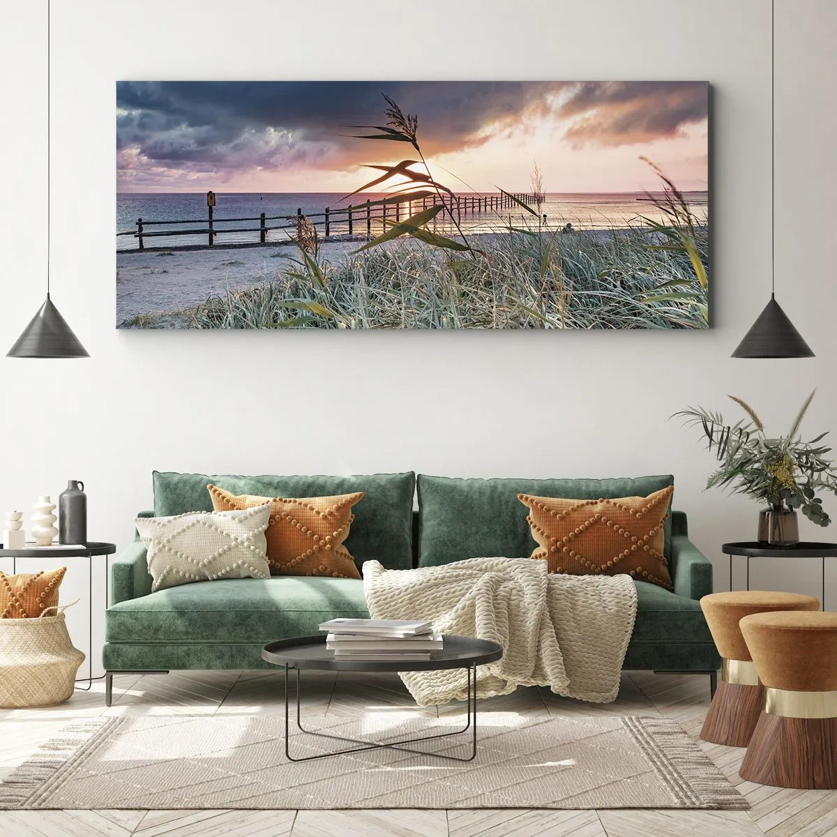Obraz na plátne - Neodviate vetrom - 140x50 cm