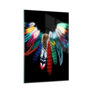 Obraz na skle - Indiánsky náhrdelník - 80x120 cm
