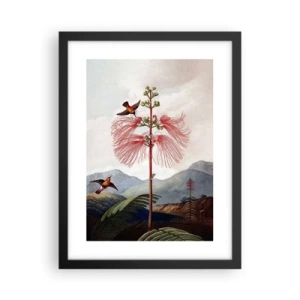 Plagát v čiernom ráme - V tropickom raji - 30x40 cm