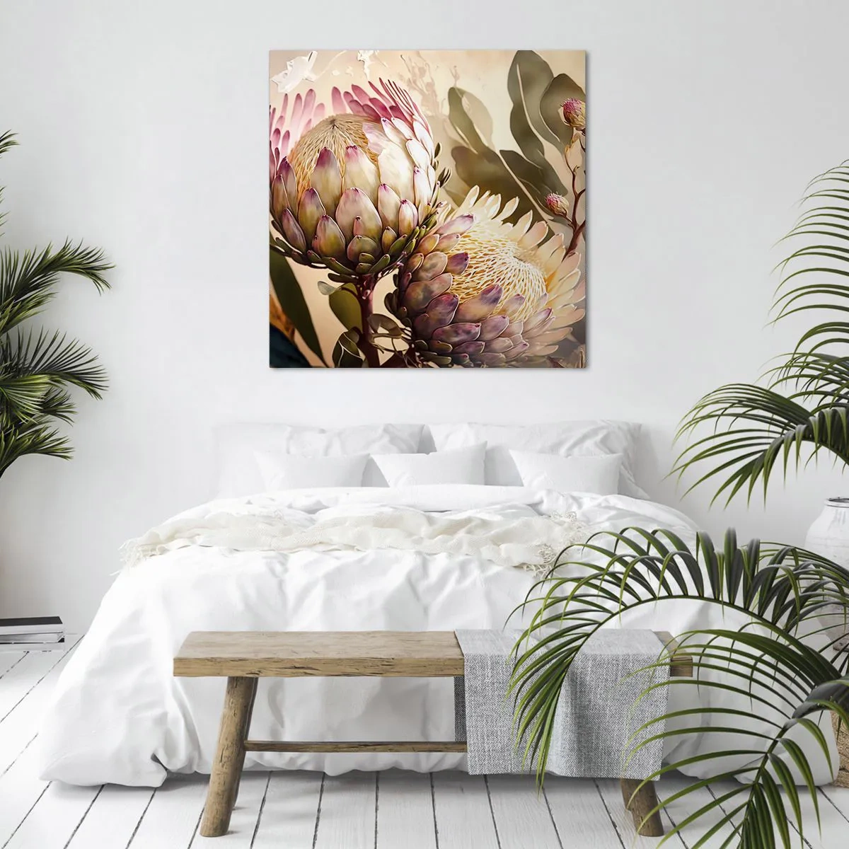 Obraz na plátne - Nežne objaté - 70x70 cm