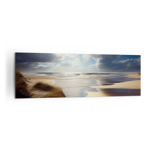 Obraz na plátne - Pláž, divoká pláž - 160x50 cm