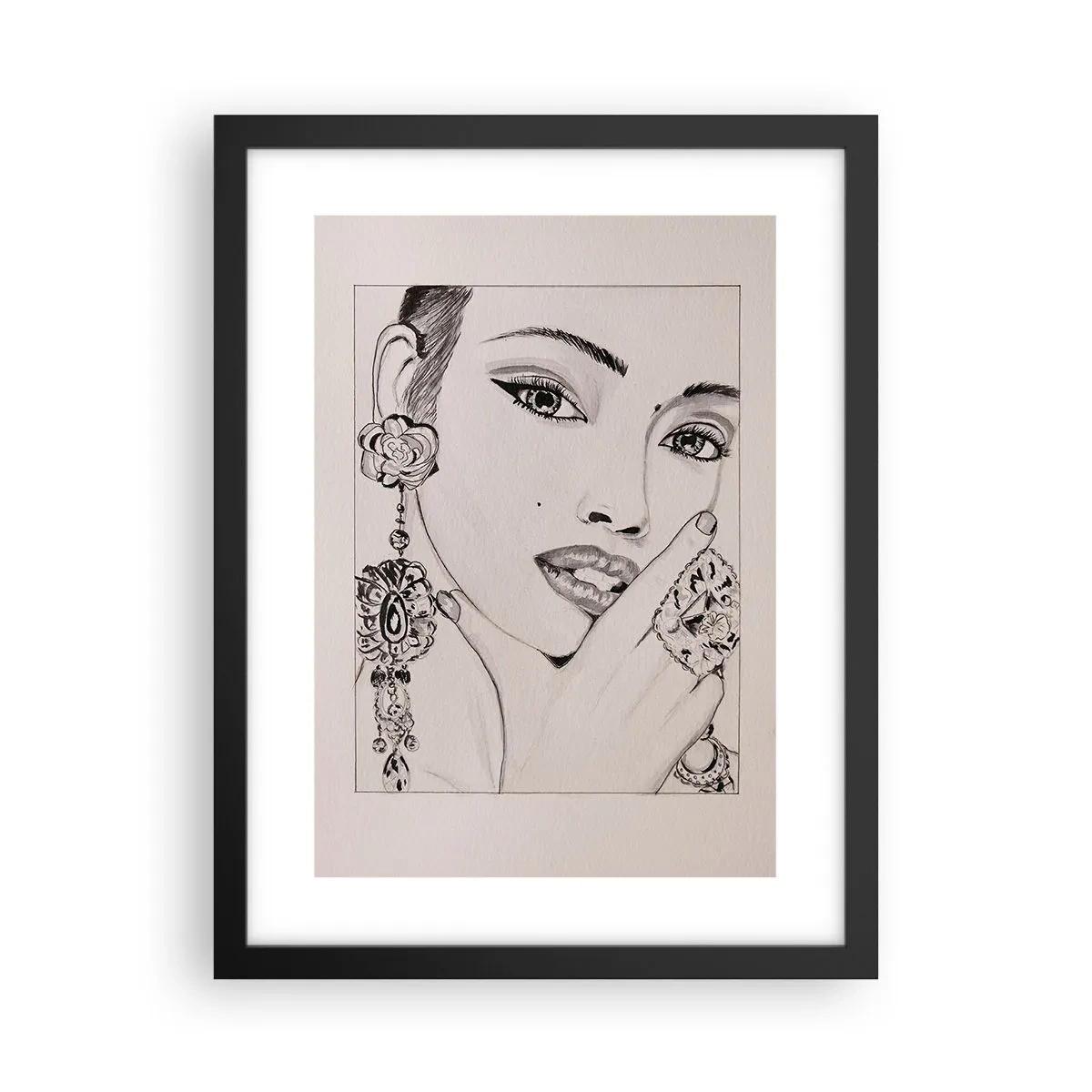 Plagát v čiernom ráme - Najkrajší klenot - 30x40 cm