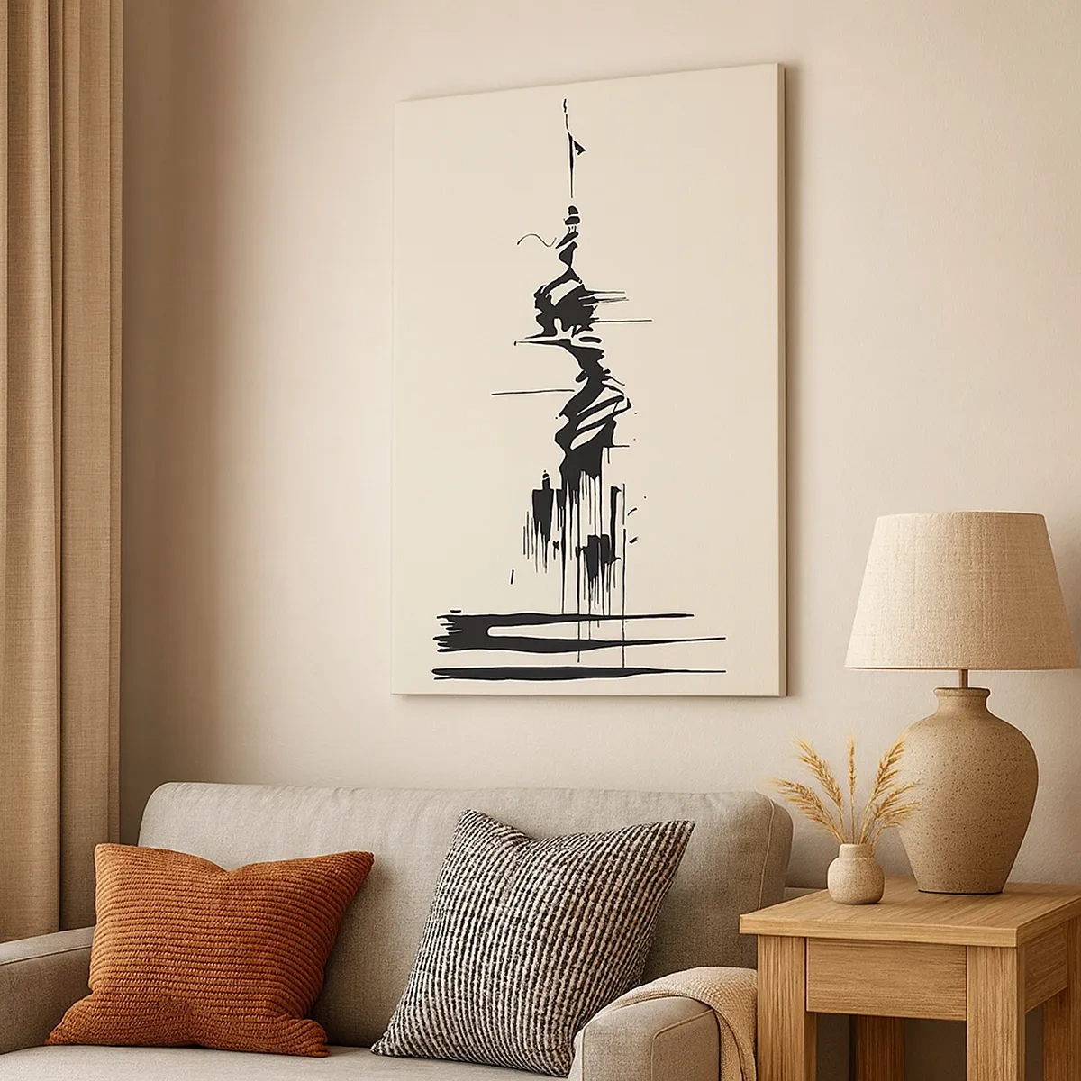 Obraz na plátne - Rýchla abstrakcia - 50x70 cm