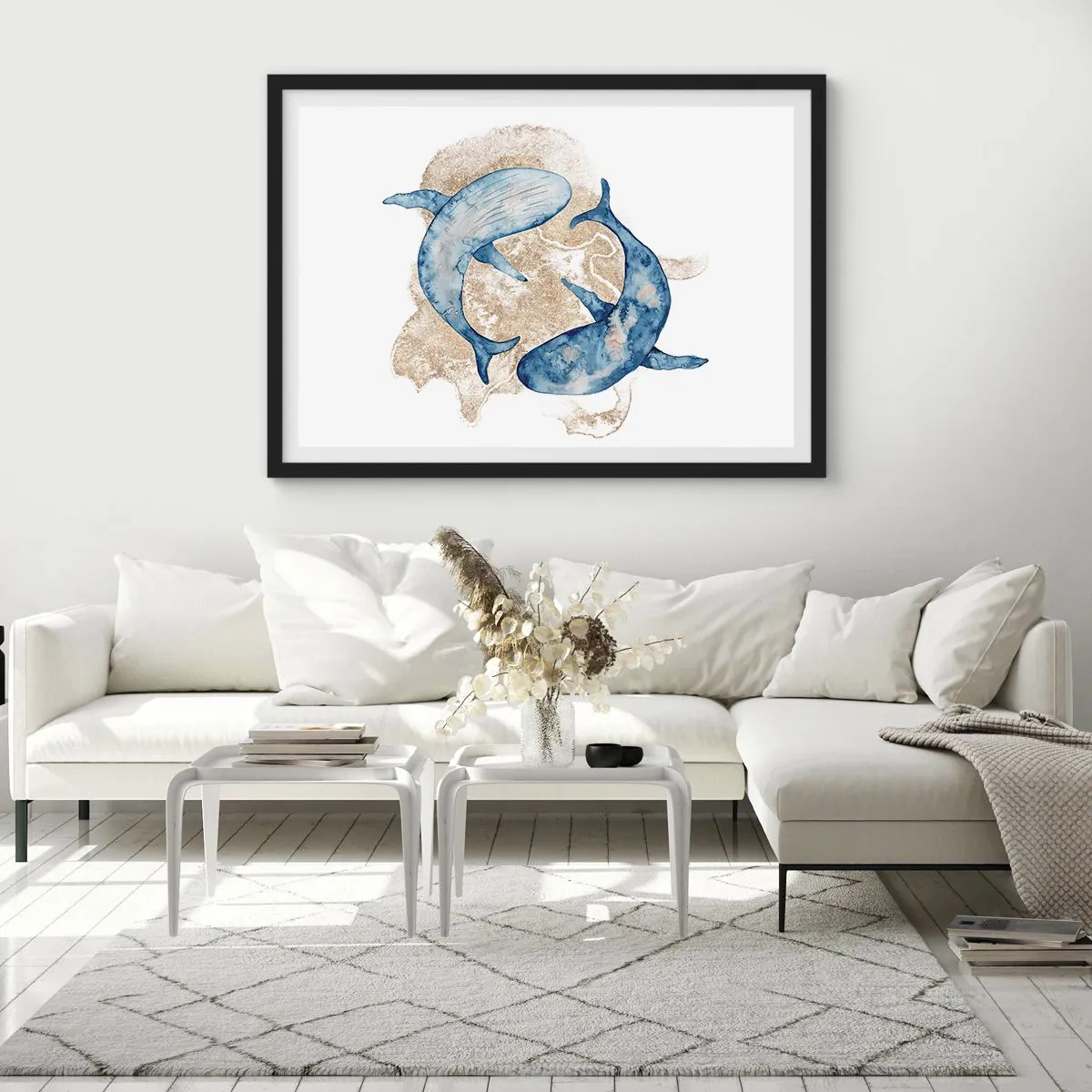 Plagát v čiernom ráme - Priateľstvo alebo láska? - 100x70 cm