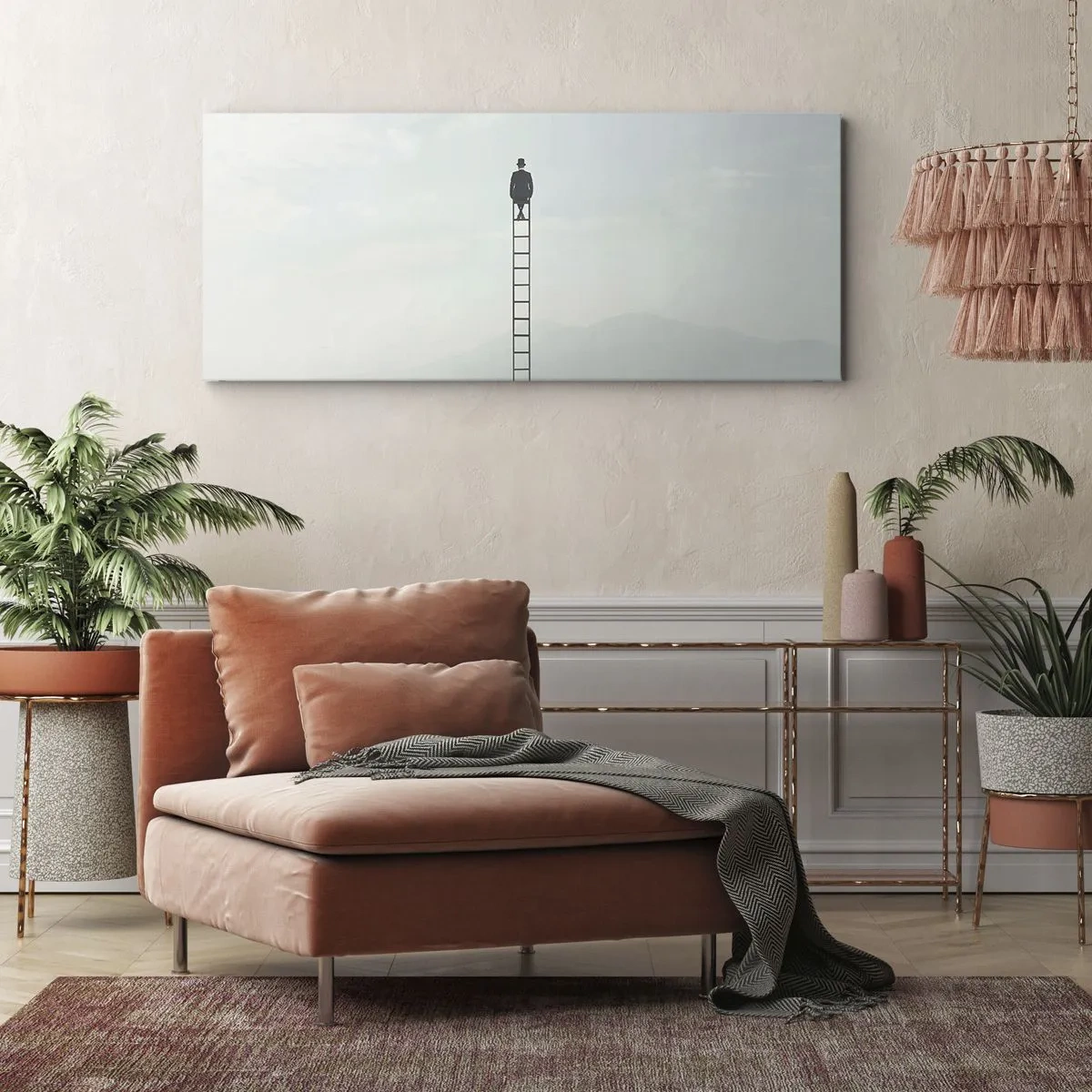 Obraz na plátne - Povzniesť sa nad to - 160x50 cm