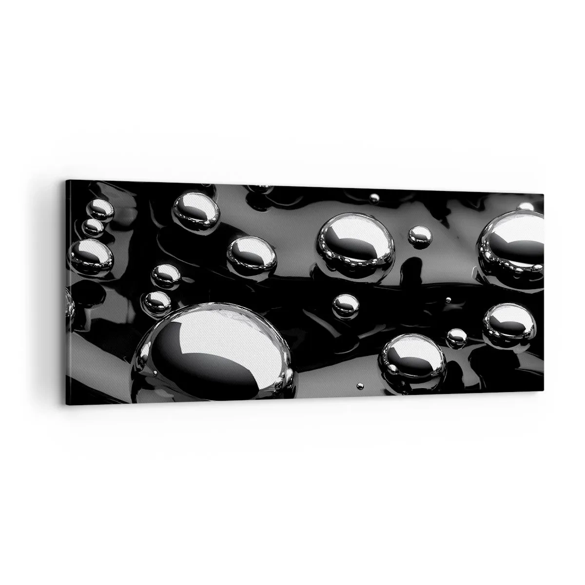 Obraz na plátne - Z čiernej tône - 100x40 cm
