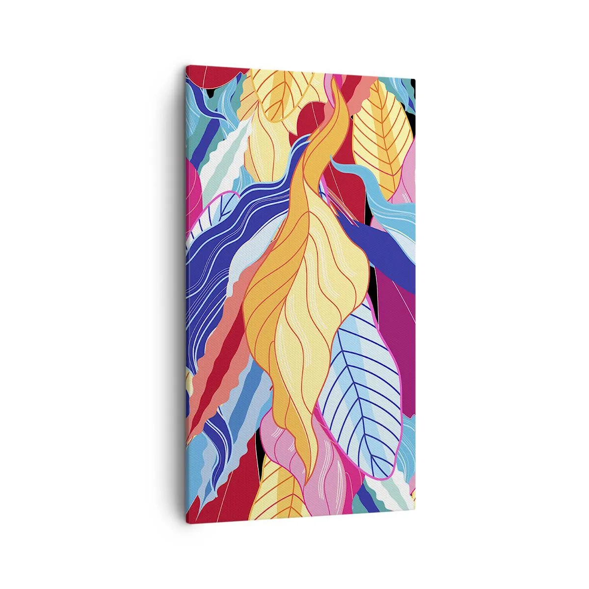 Obraz na plátne - Farebný neporiadok - 45x80 cm