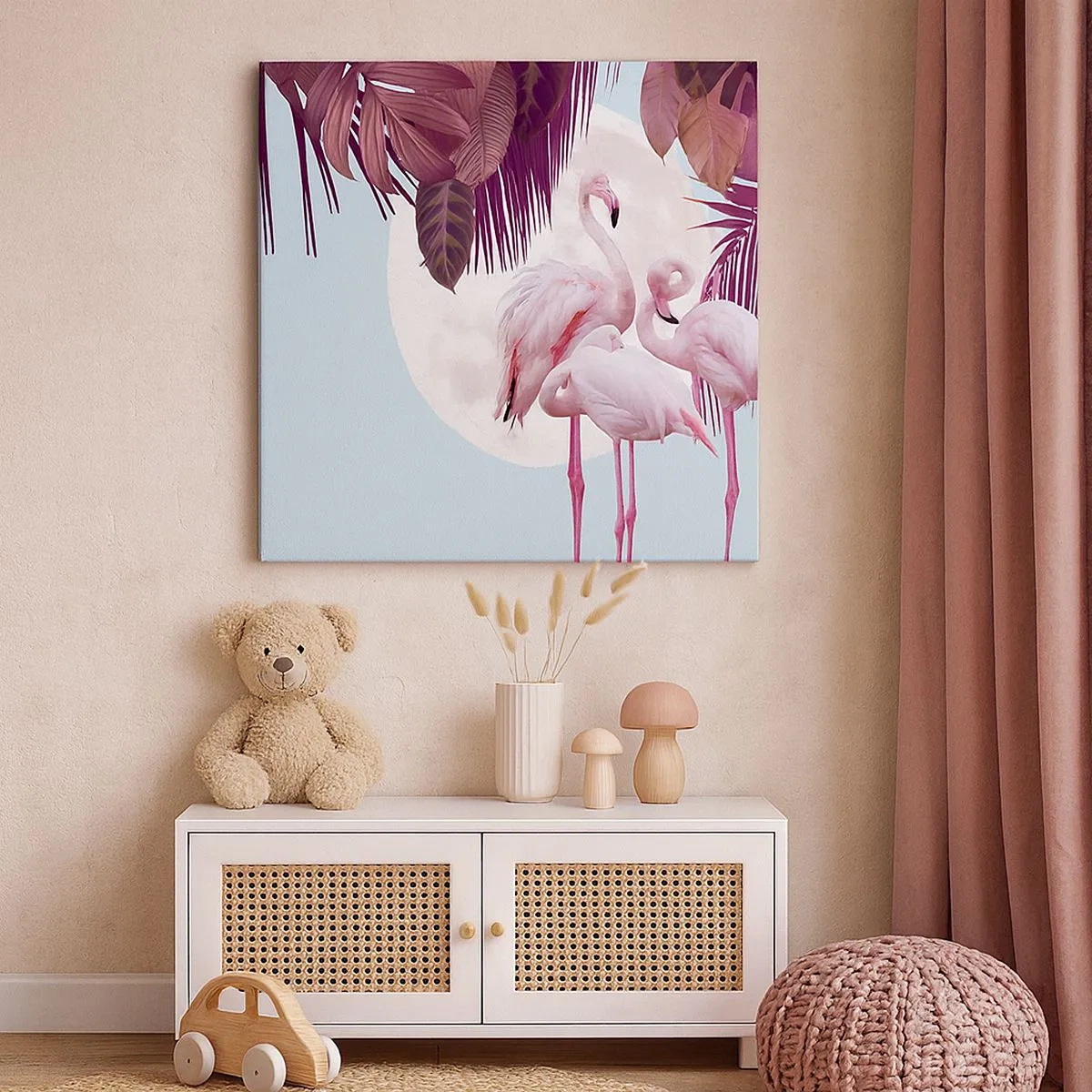 Obraz na plátne - Tri vtáčie grácie - 30x30 cm