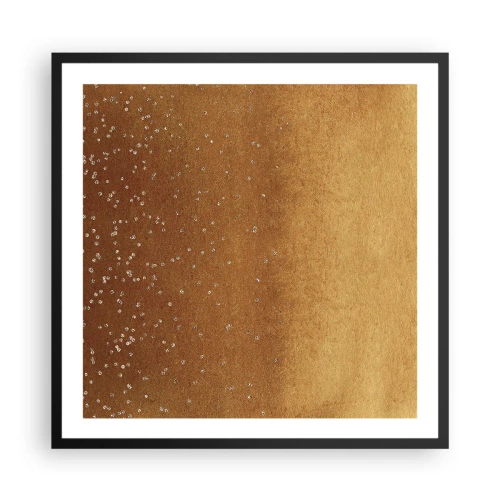 Plagát v čiernom ráme - Zrodenie svetla - 60x60 cm