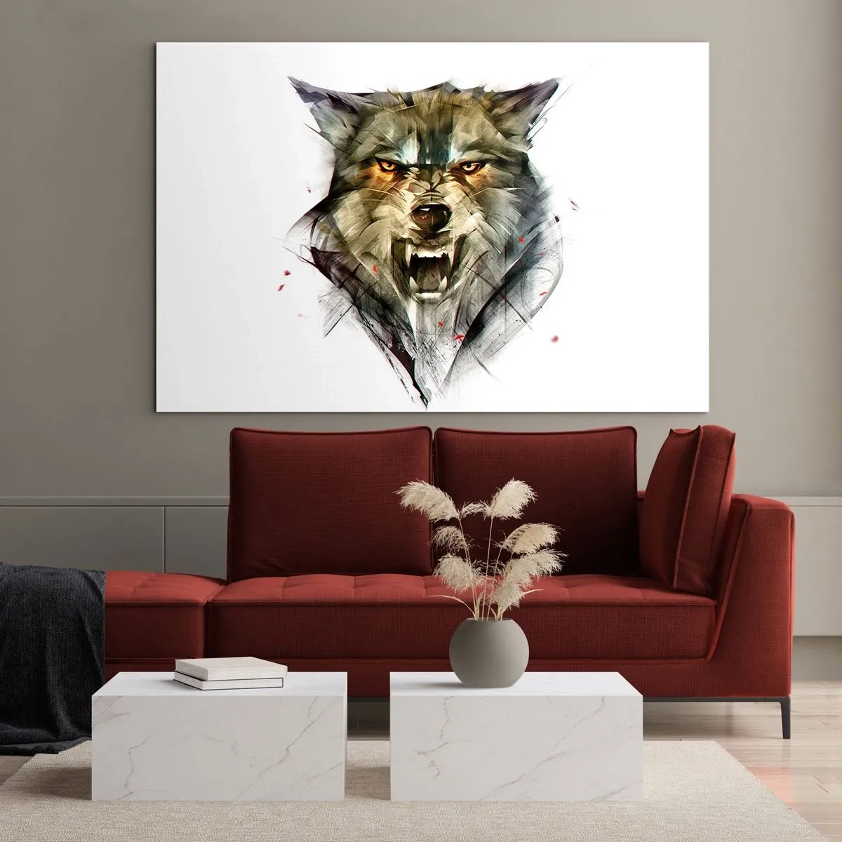 Obraz na skle - Ani krok! - 100x70 cm