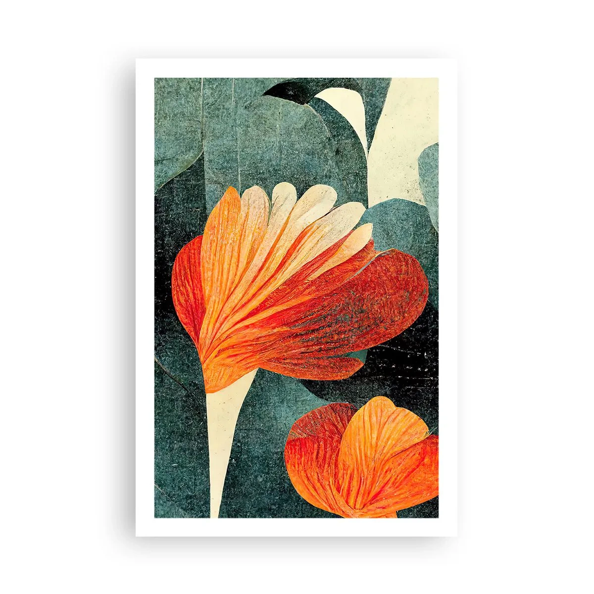 Plagát - Tropické horúco a chlad zelene - 61x91 cm