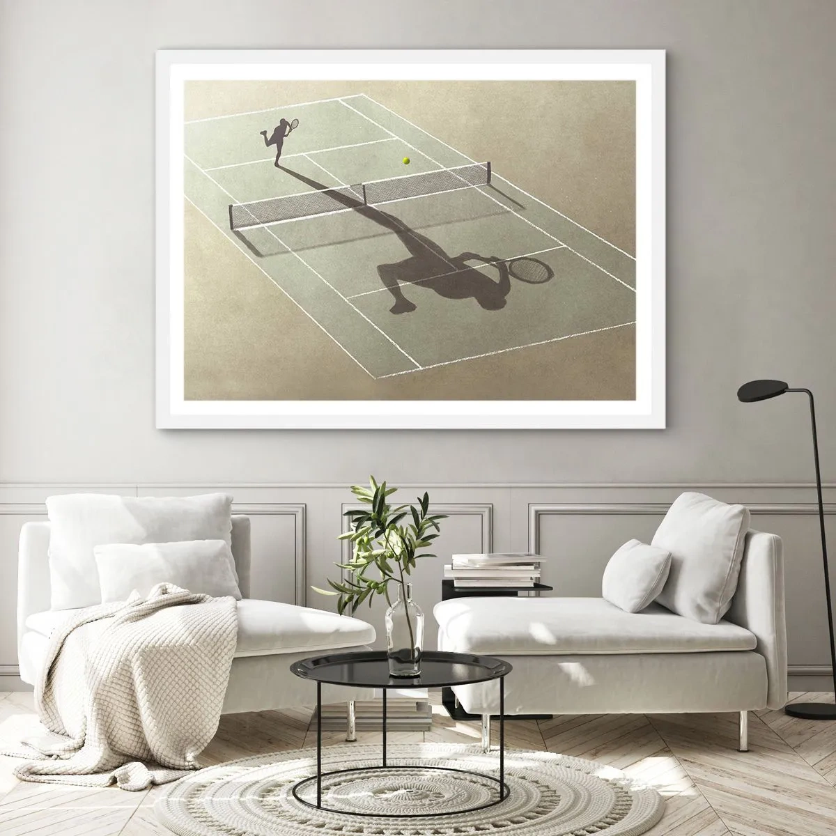 Plagát v bielom ráme - Dobývanie samého seba - 100x70 cm