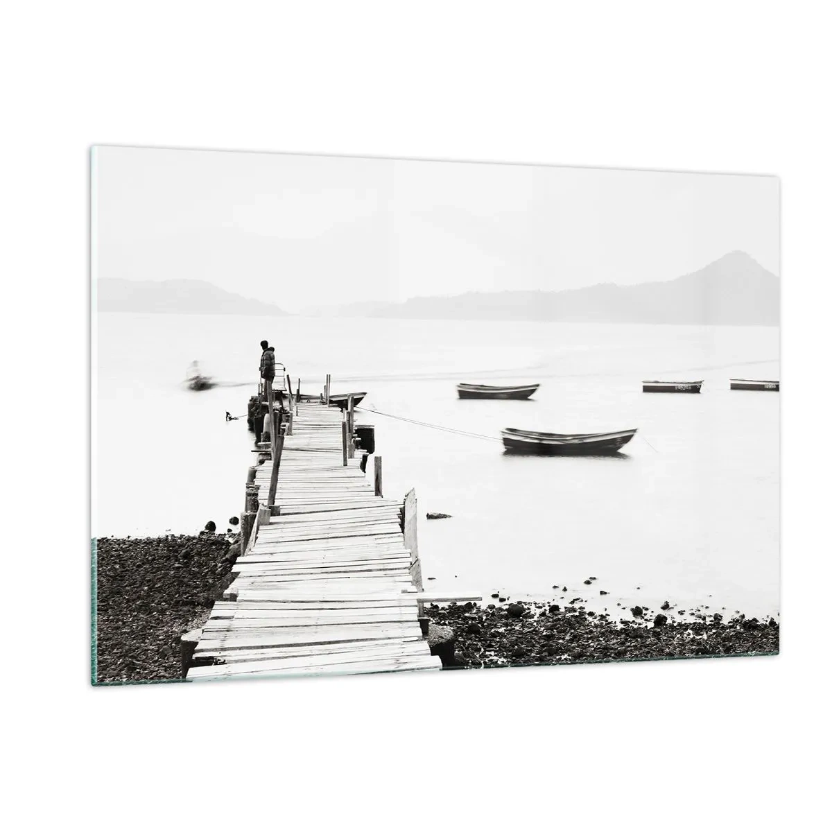 Obraz na skle - Pri tichej a čistej vode - 120x80 cm