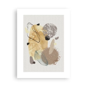 Plagát - Abstraktná slivka - 30x40 cm