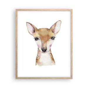 Plagát v ráme zo svetlého duba - Povaha nevinnosti - 40x50 cm