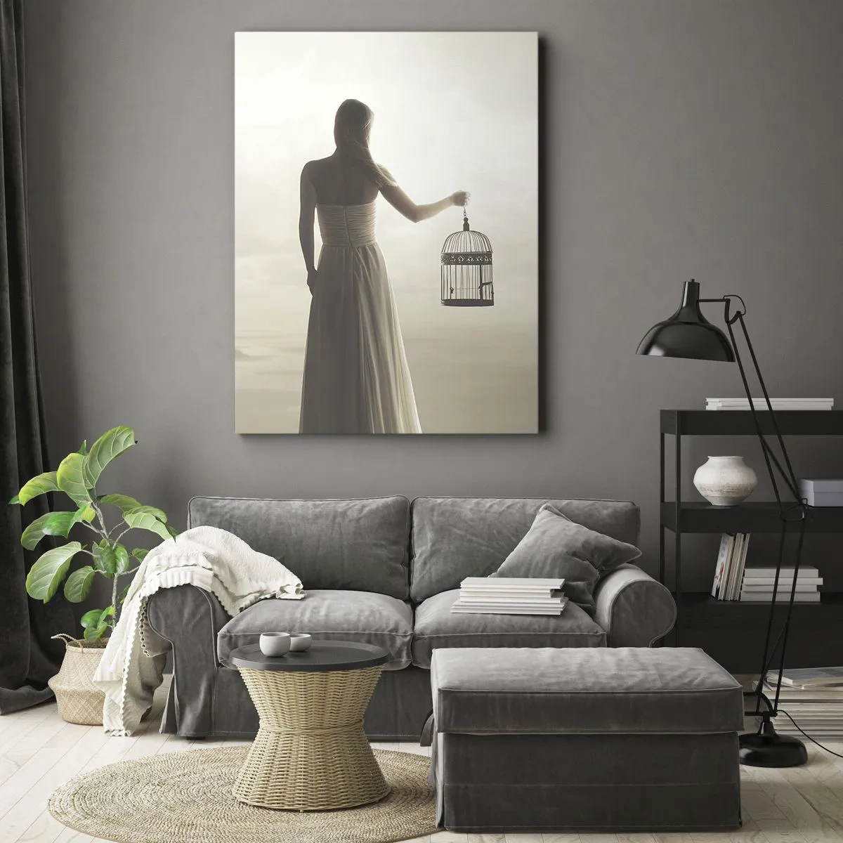 Obraz na plátne - Buď slobodná - 50x70 cm