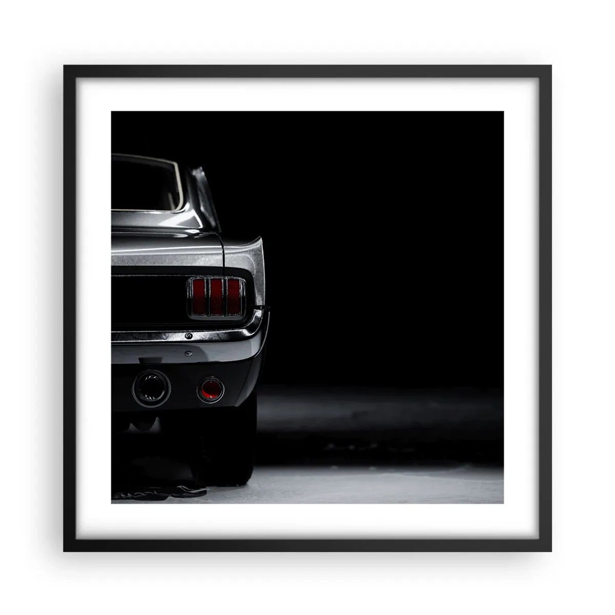 Plagát v čiernom ráme - Kúzlo klasiky - 50x50 cm